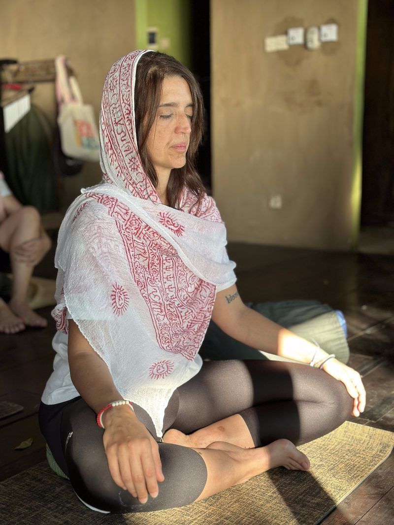 Sesión de breathwork y meditación